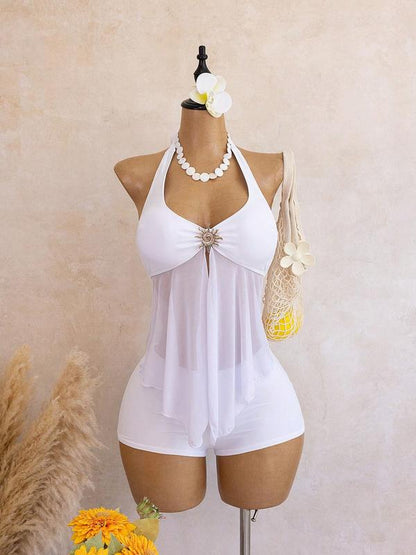 Women's Solid Color Two-Piece Set