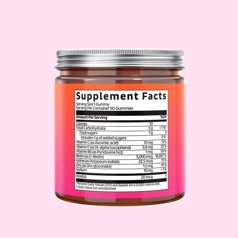 Bears with Benefits Biotin Gummies for Hair Growth, Skin & Nails