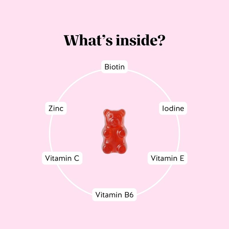 Bears with Benefits Biotin Gummies for Hair Growth, Skin & Nails