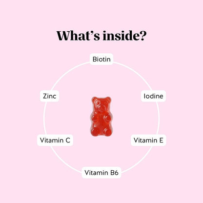 Bears with Benefits Biotin Gummies for Hair Growth, Skin & Nails