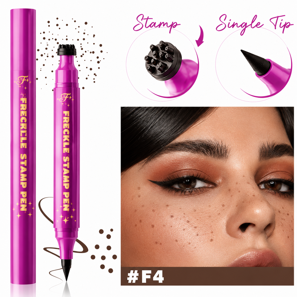 Dual-Ended Freckle Stamp Pen
