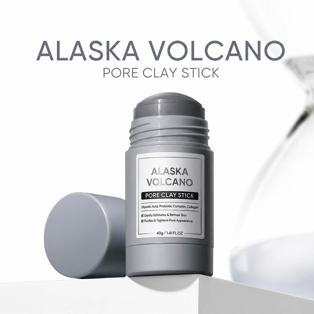 Clay Stick Mask Set – 4 Pack | Deep Cleansing & Pore Purifying