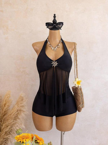 Women's Solid Color Two-Piece Set